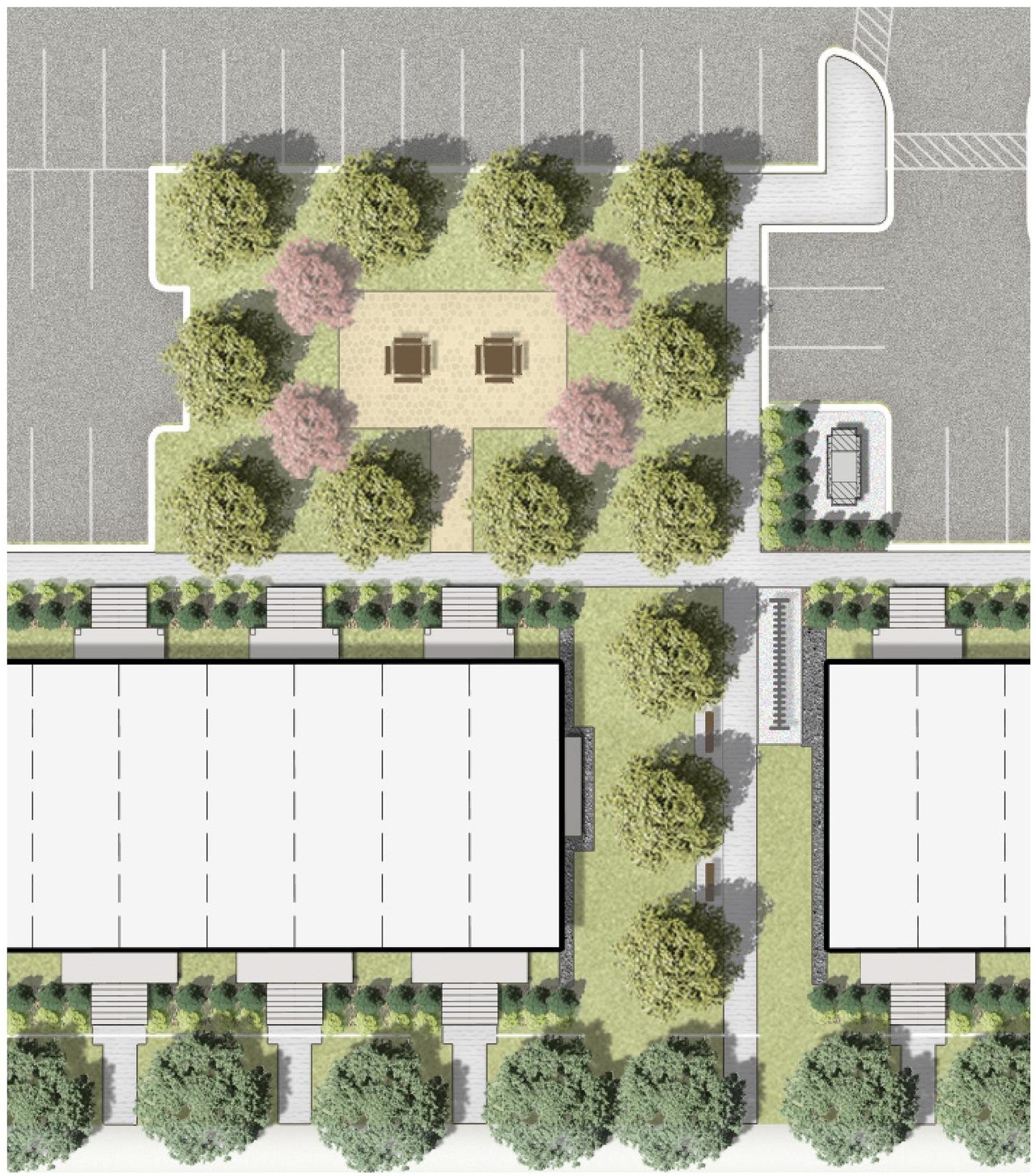 Construction site plan for project from page 28 of the file '2024-09-03 - Urban Design Brief - D07-12-24-0097'