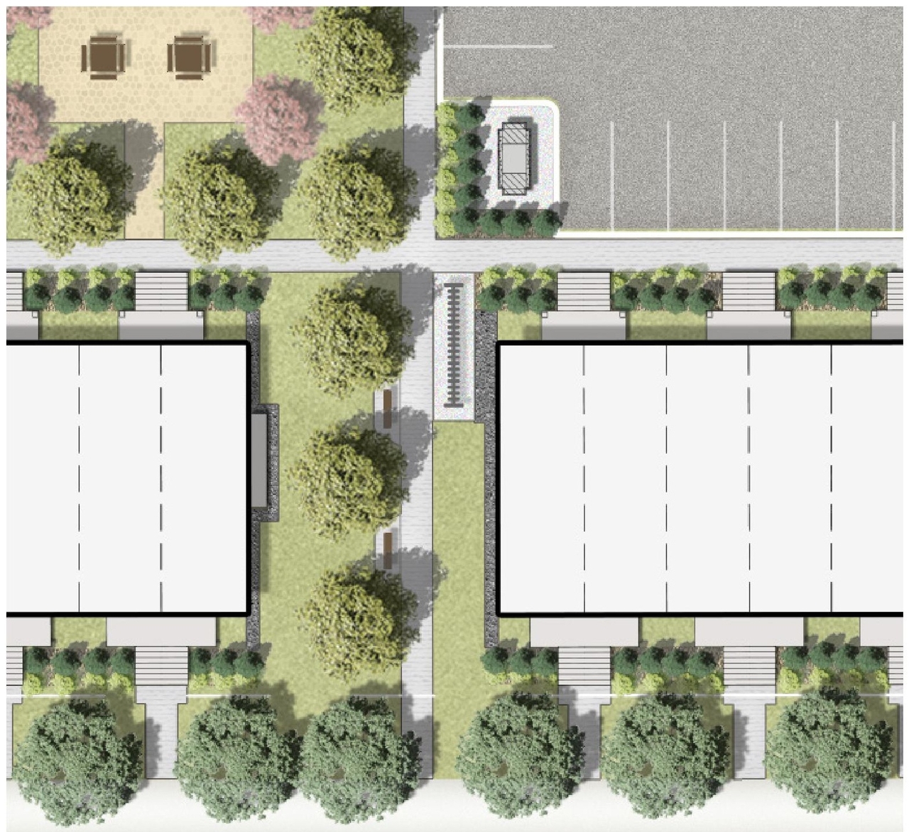 Construction site plan for project from page 29 of the file '2024-09-03 - Urban Design Brief - D07-12-24-0097'
