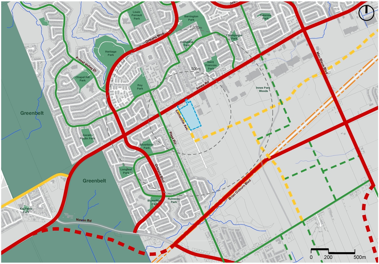 Construction site plan for project from page 7 of the file '2024-11-15 - Urban Design Brief Planning Rationale - D07-12-24-0103'