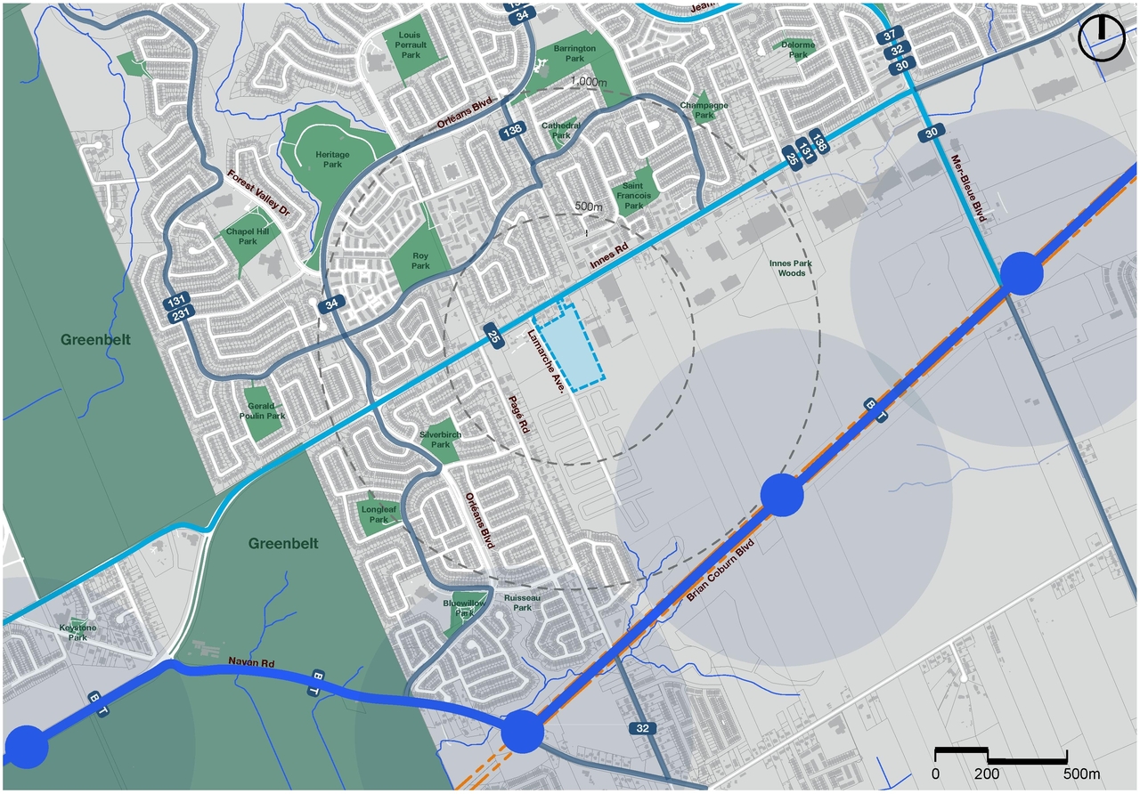 Construction site plan for project from page 8 of the file '2024-11-15 - Urban Design Brief Planning Rationale - D07-12-24-0103'