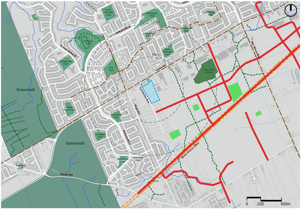 Construction site plan for project from page 9 of the file '2024-11-15 - Urban Design Brief Planning Rationale - D07-12-24-0103'