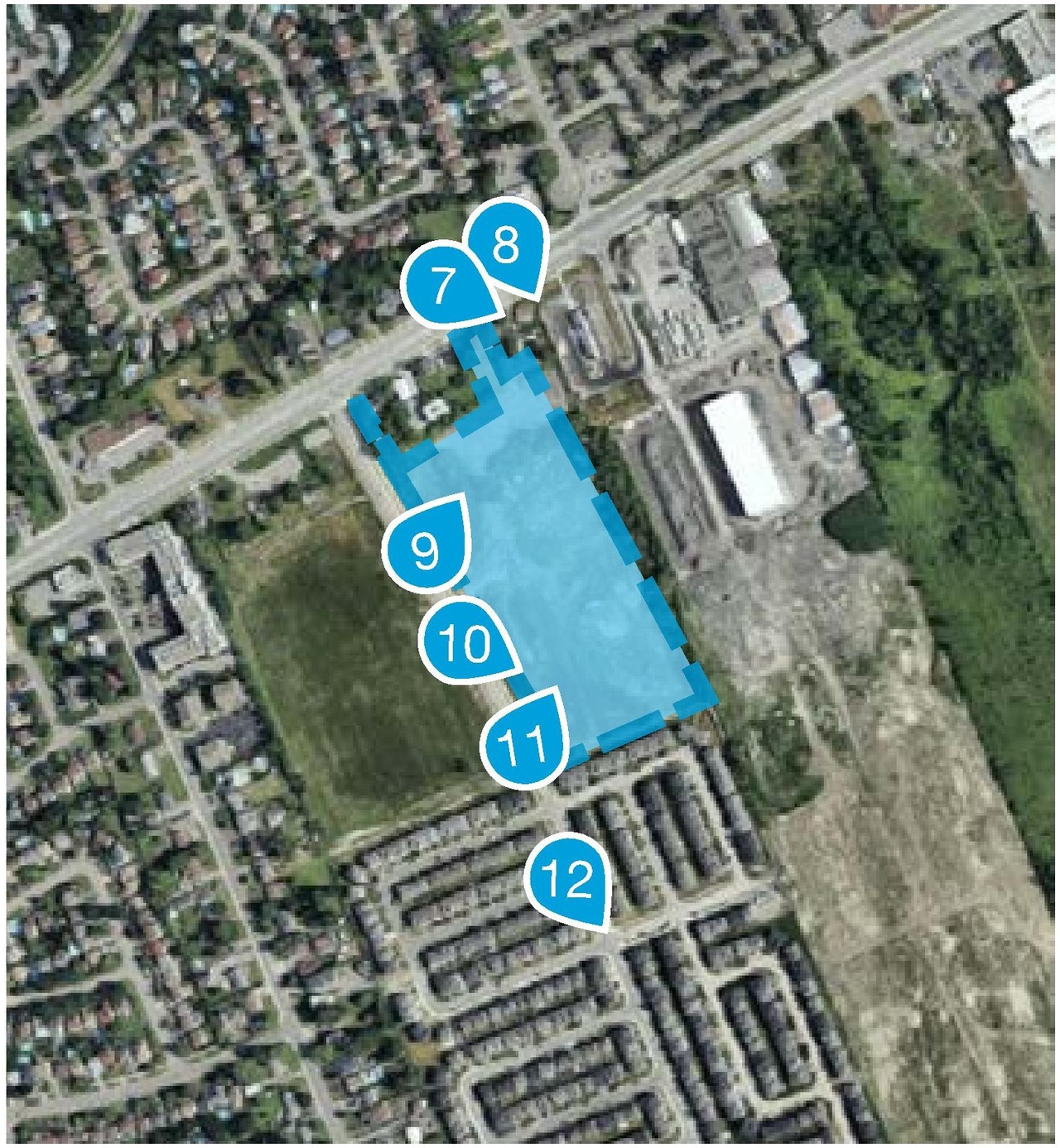 Construction site plan for project from page 14 of the file '2024-11-15 - Urban Design Brief Planning Rationale - D07-12-24-0103'