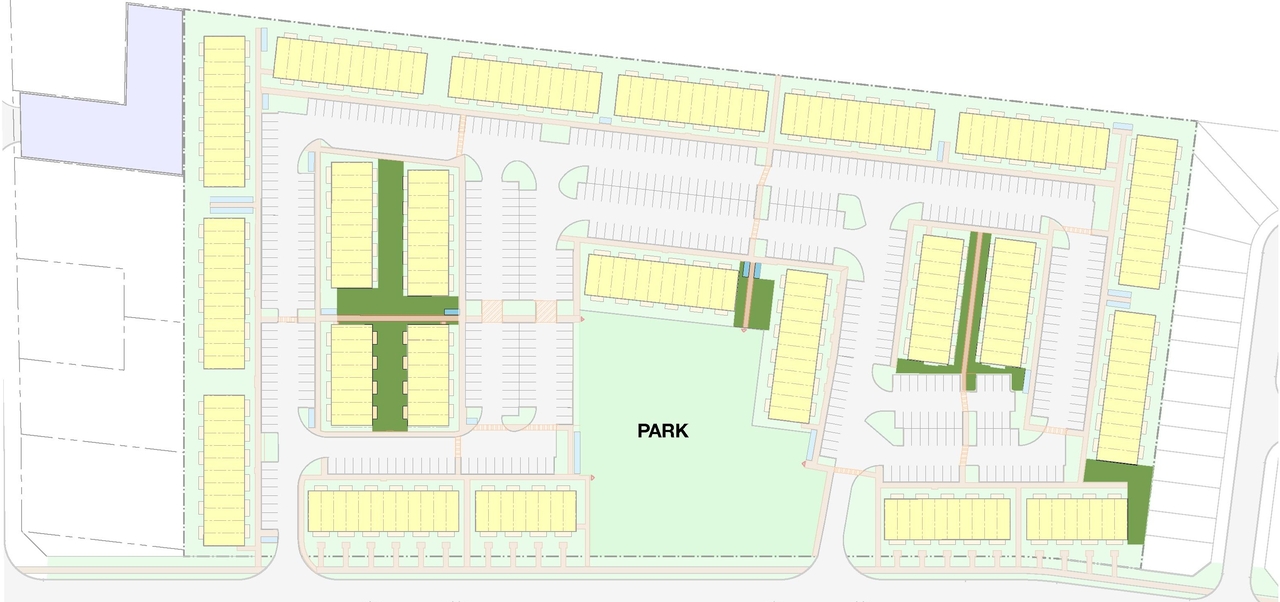 Construction site plan for project from page 18 of the file '2024-11-15 - Urban Design Brief Planning Rationale - D07-12-24-0103'