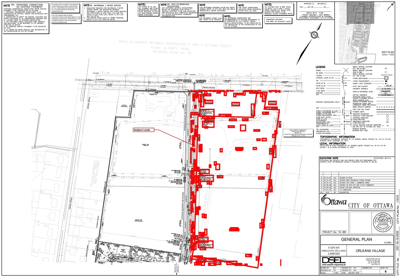 Construction site plan for project from page 21 of the file '2024-12-17 - Engineering Design Brief - D07-12-24-0103'