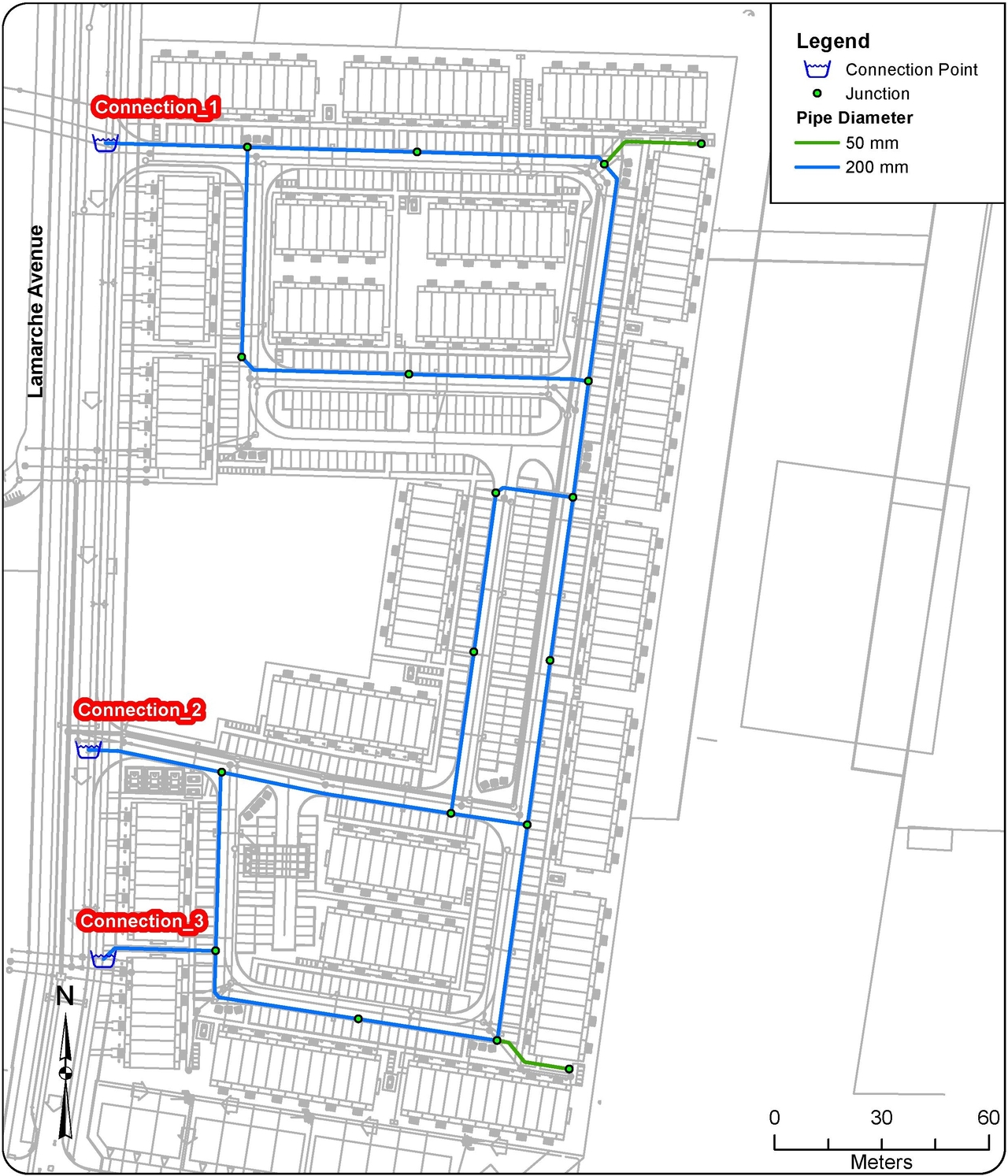 Construction site plan for project from page 82 of the file '2024-12-17 - Engineering Design Brief - D07-12-24-0103'