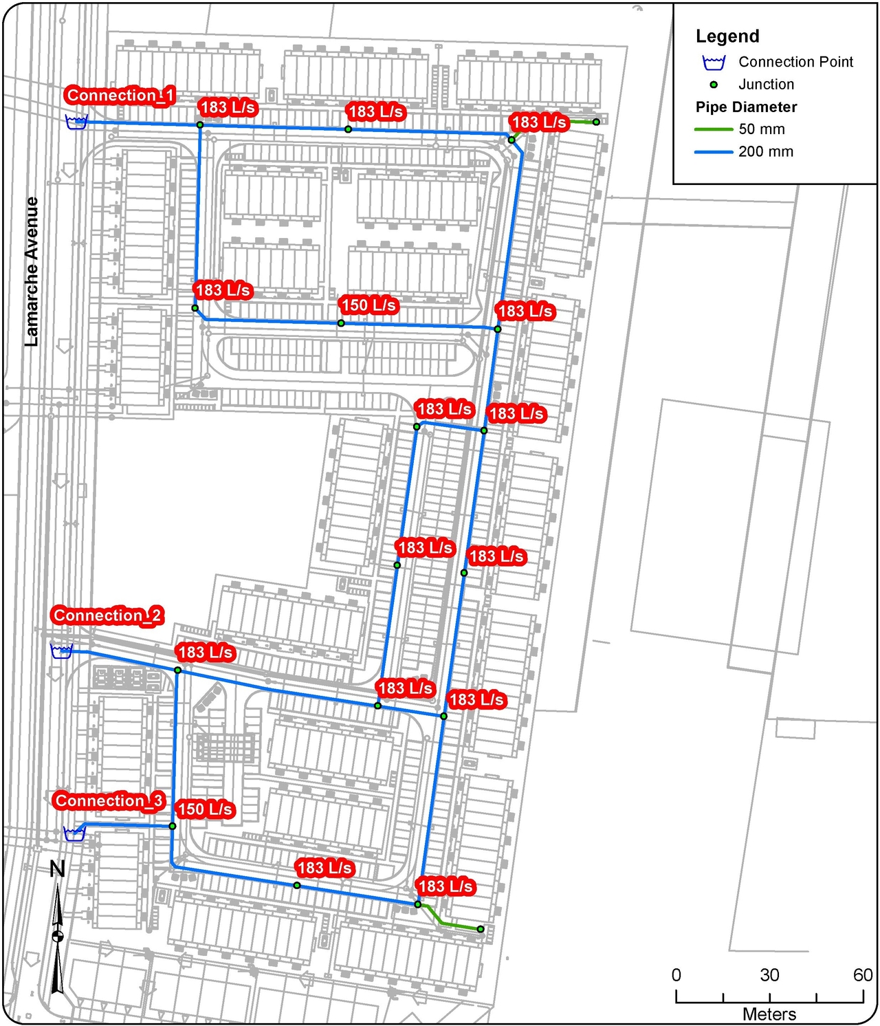 Construction site plan for project from page 91 of the file '2024-12-17 - Engineering Design Brief - D07-12-24-0103'