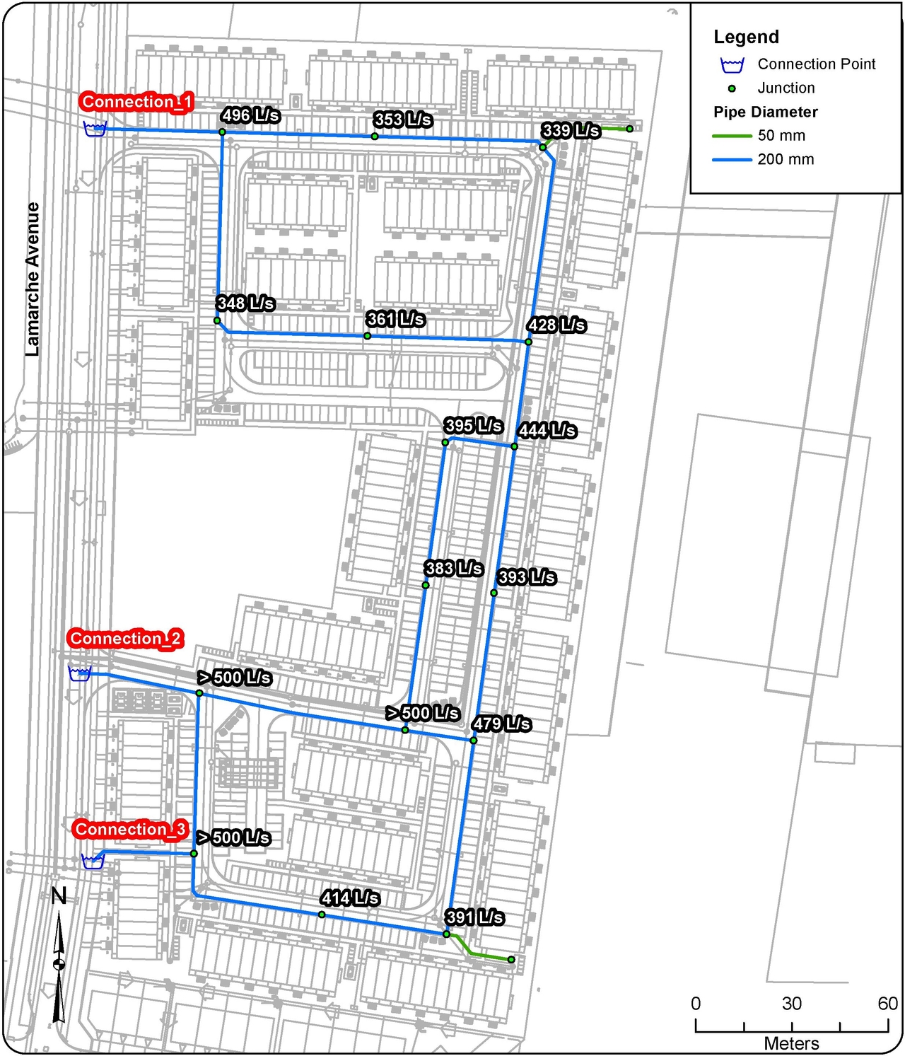 Construction site plan for project from page 99 of the file '2024-12-17 - Engineering Design Brief - D07-12-24-0103'