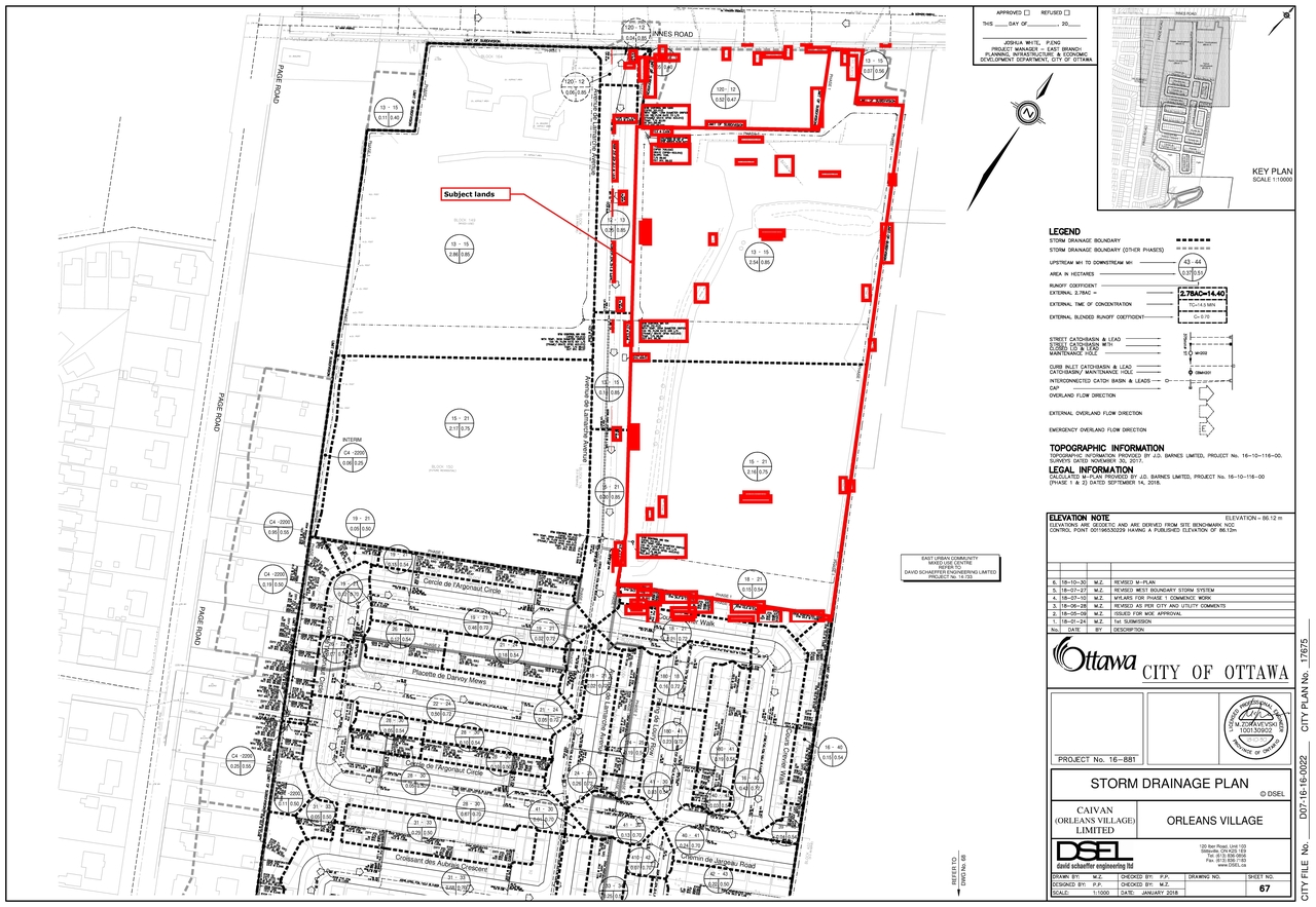 Construction site plan for project from page 112 of the file '2024-12-17 - Engineering Design Brief - D07-12-24-0103'
