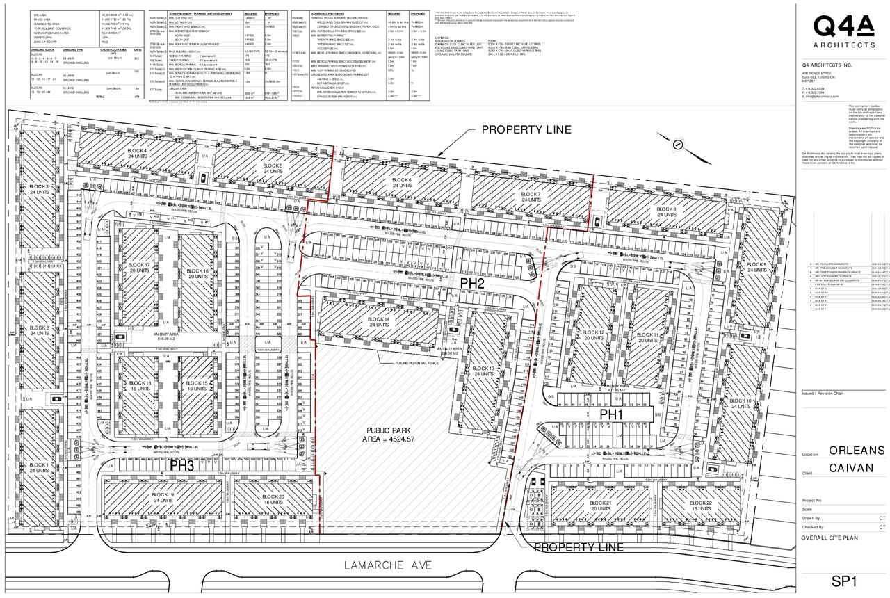 Construction site plan for project from page 23 of the file '2024-09-10 - Design Brief - D07-12-24-0103'
