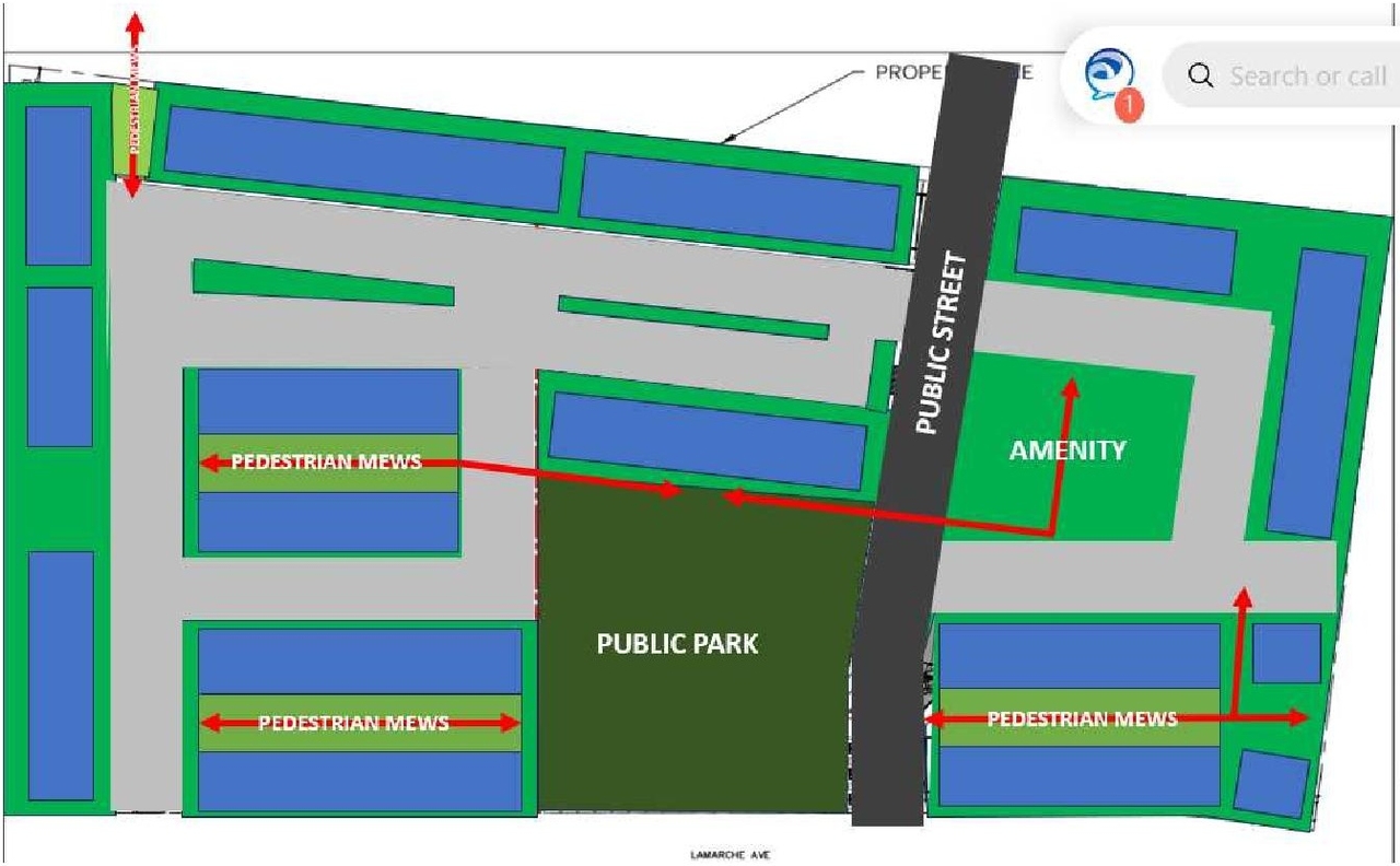 Construction site plan for project from page 30 of the file '2024-09-10 - Design Brief - D07-12-24-0103'