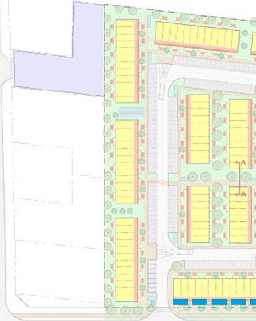 Construction site plan for project from page 34 of the file '2025-04-07 - Urban Design Brief - D07-12-24-0103'