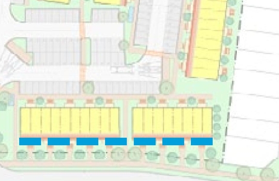 Construction site plan for project from page 34 of the file '2025-04-07 - Urban Design Brief - D07-12-24-0103'