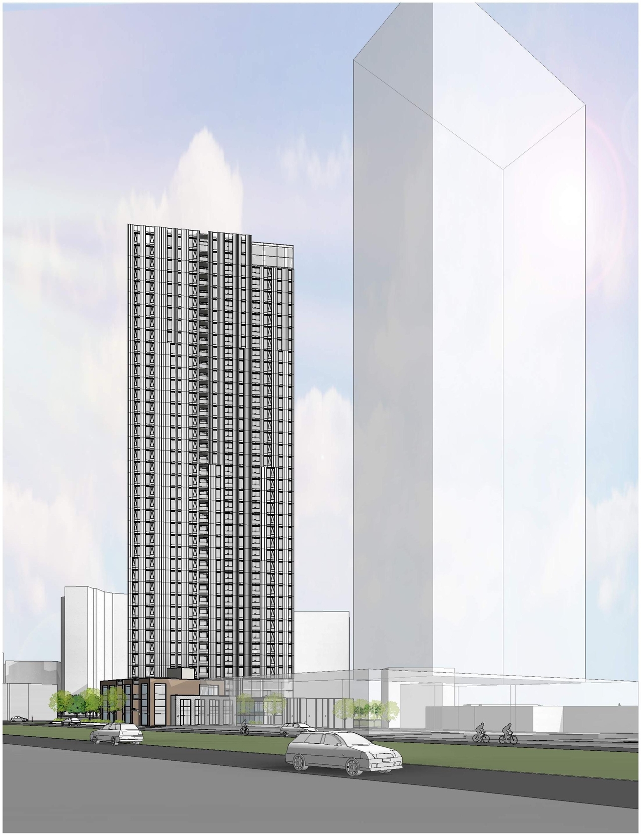 Rendering of building from page 43 of the file '2024-09-27 - UDRP Report - D07-12-24-0104'