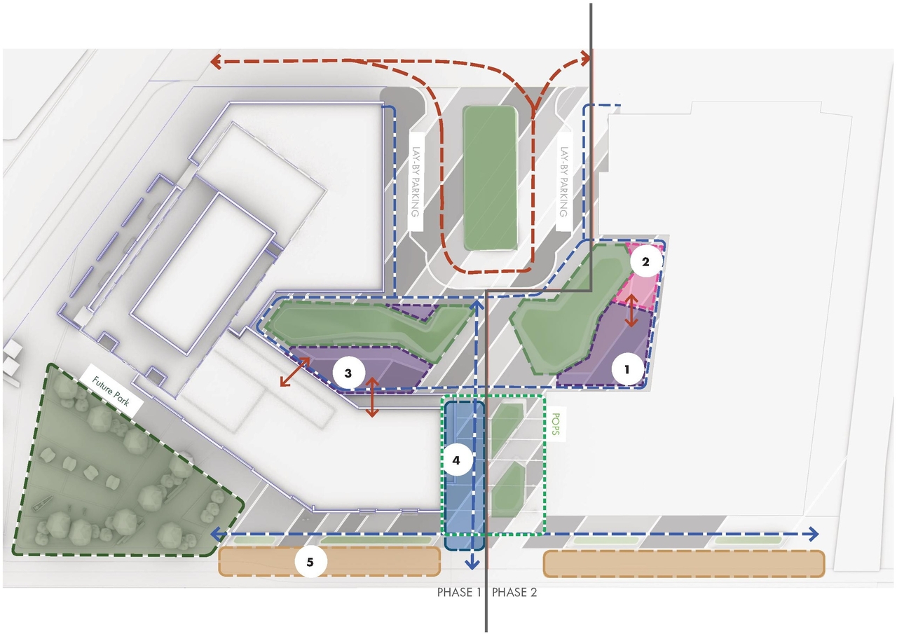 Construction site plan for project from page 52 of the file '2024-09-27 - UDRP Report - D07-12-24-0104'