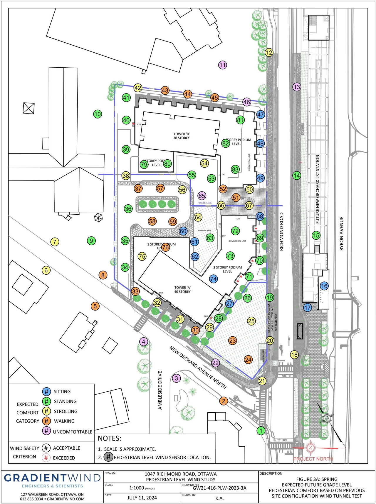 Construction site plan for project from page 67 of the file '2024-09-27 - UDRP Report - D07-12-24-0104'