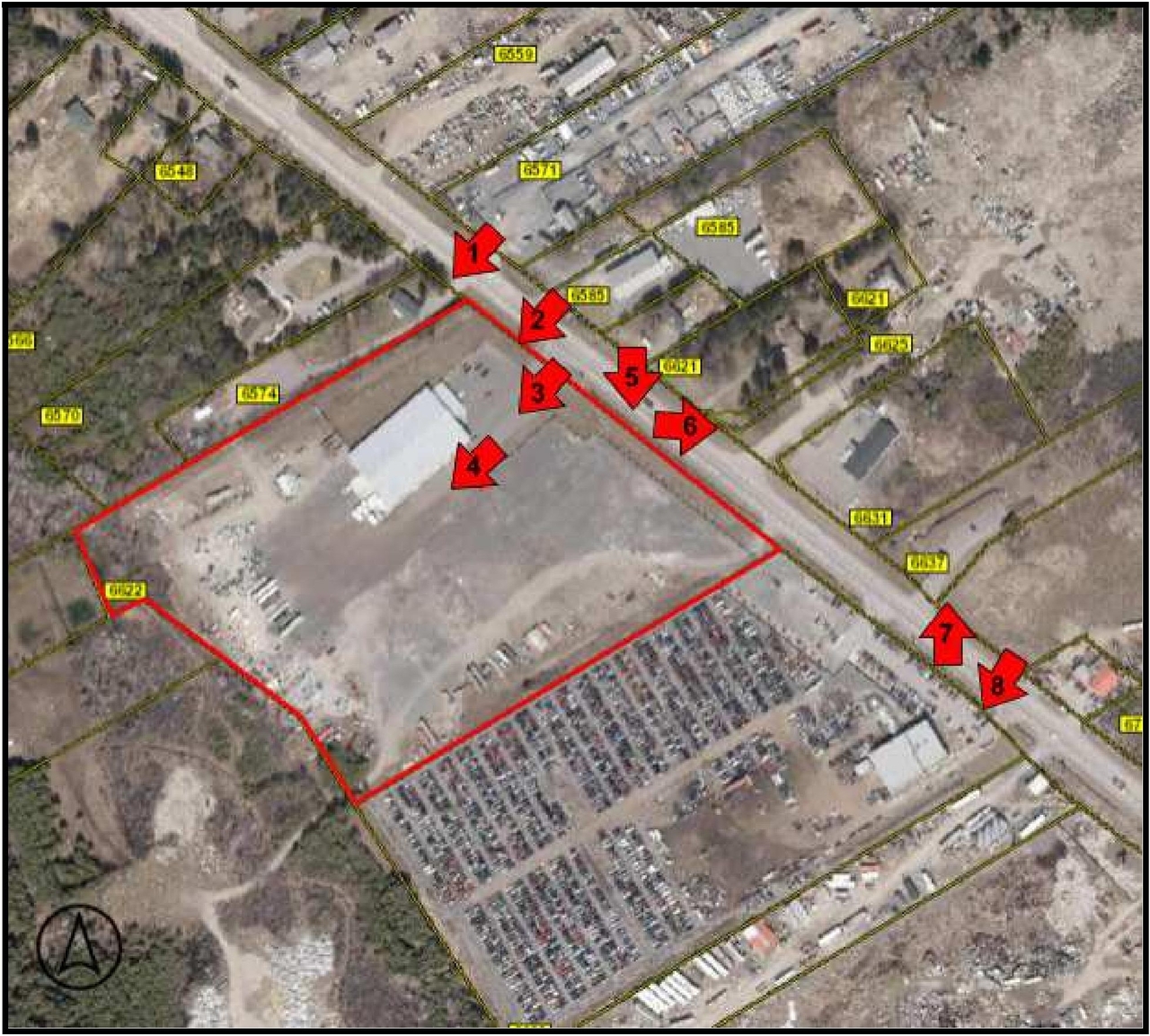 Construction site plan for project from page 8 of the file '2024-09-17 - Design Brief - D07-12-24-0106'