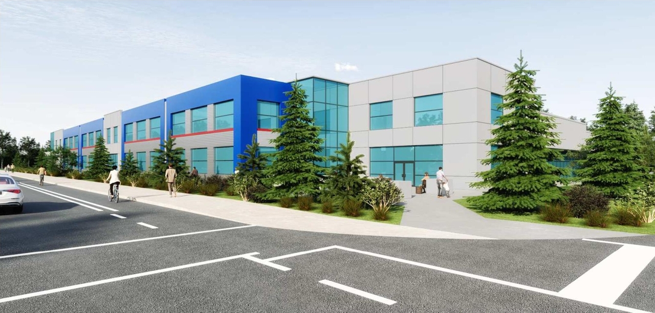 Rendering of building from page 20 of the file '2024-11-27 - Design Brief - D07-12-24-0113'