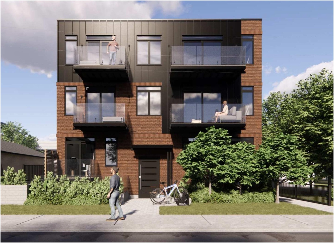 Rendering of building from page 6 of the file '2024-10-01 - Urban Design Brief - D07-12-24-0114'
