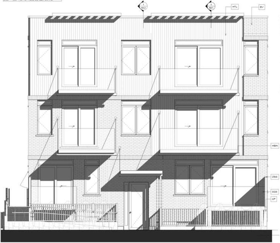 Rendering of building from page 9 of the file '2024-10-01 - Urban Design Brief - D07-12-24-0114'