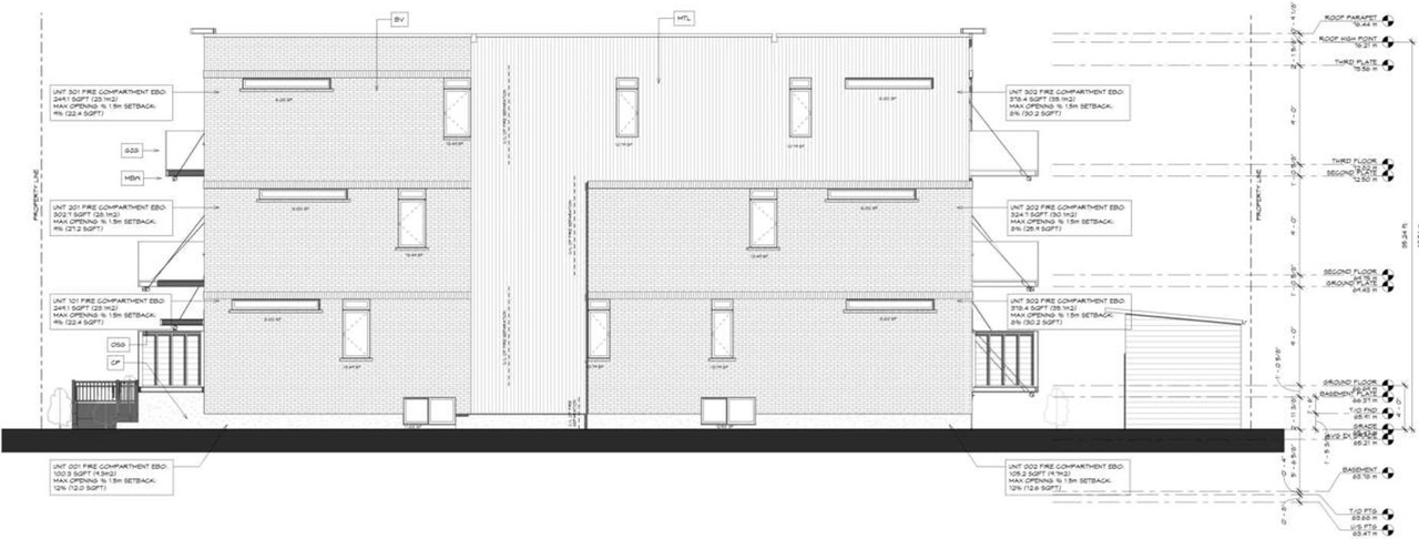 Floor plan for project from page 10 of the file '2024-10-01 - Urban Design Brief - D07-12-24-0114'