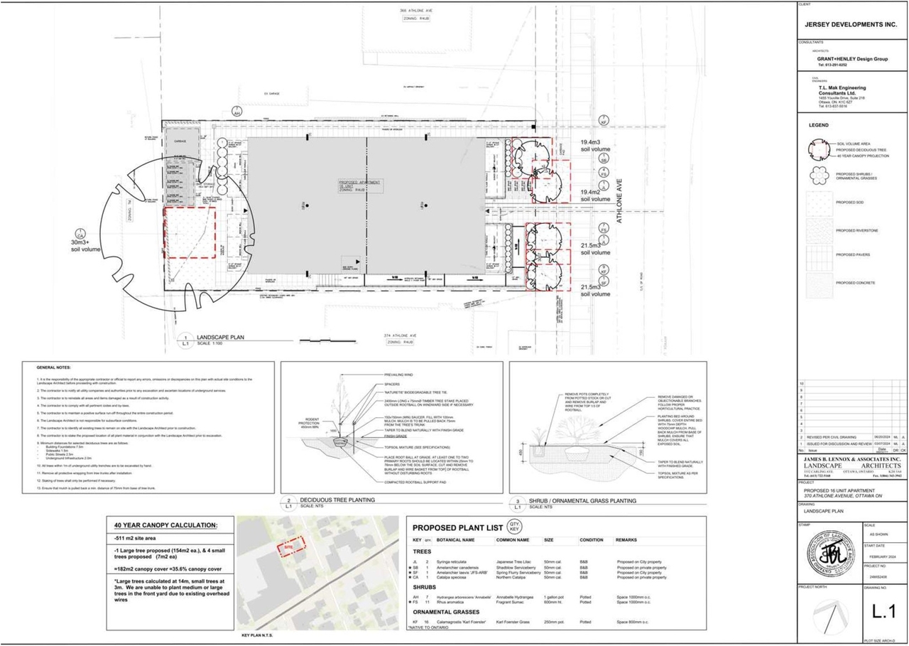 Construction site plan for project from page 45 of the file '2024-10-01 - Urban Design Brief - D07-12-24-0114'