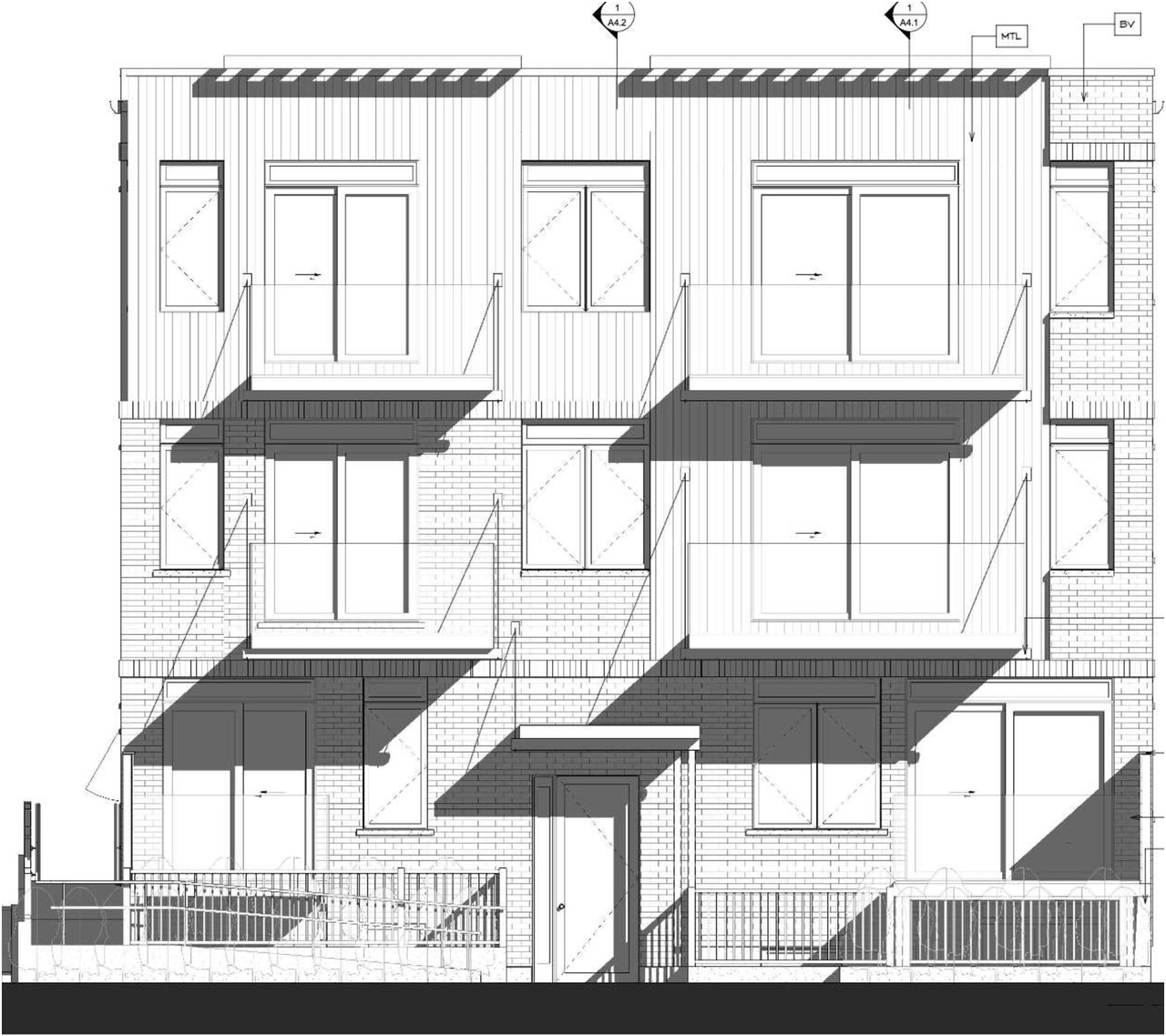 Rendering of building from page 48 of the file '2024-10-01 - Urban Design Brief - D07-12-24-0114'