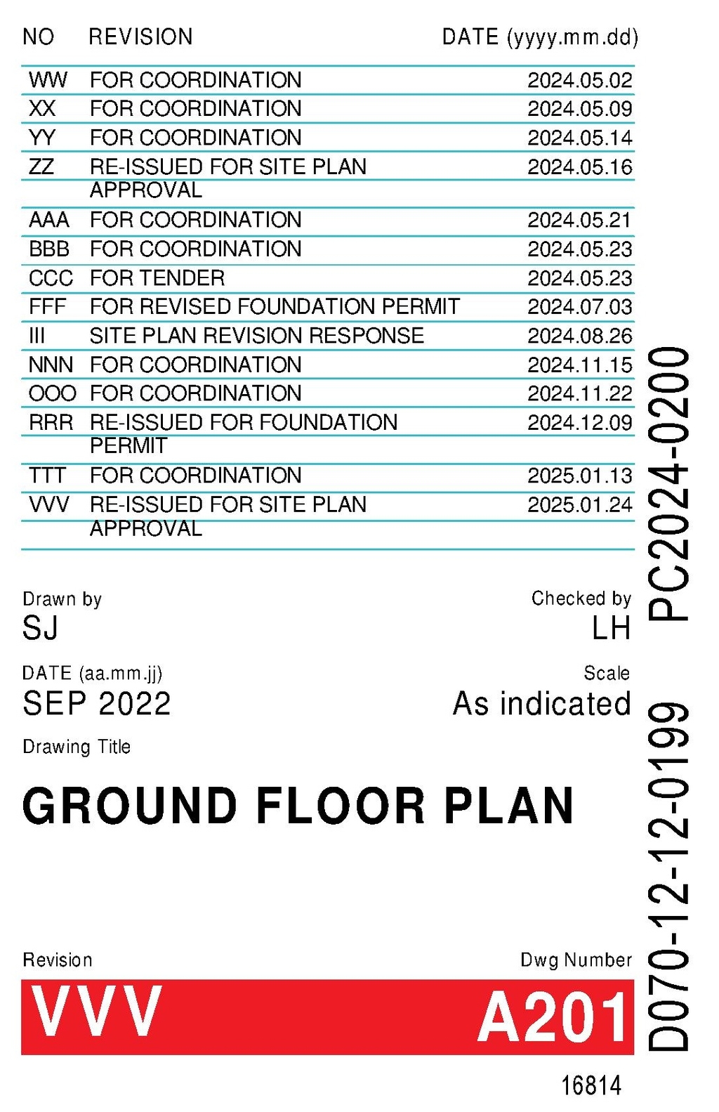 Floor plan for project from page 14 of the file '2025-01-27 - Site and Floor Plans - D07-12-24-0116'