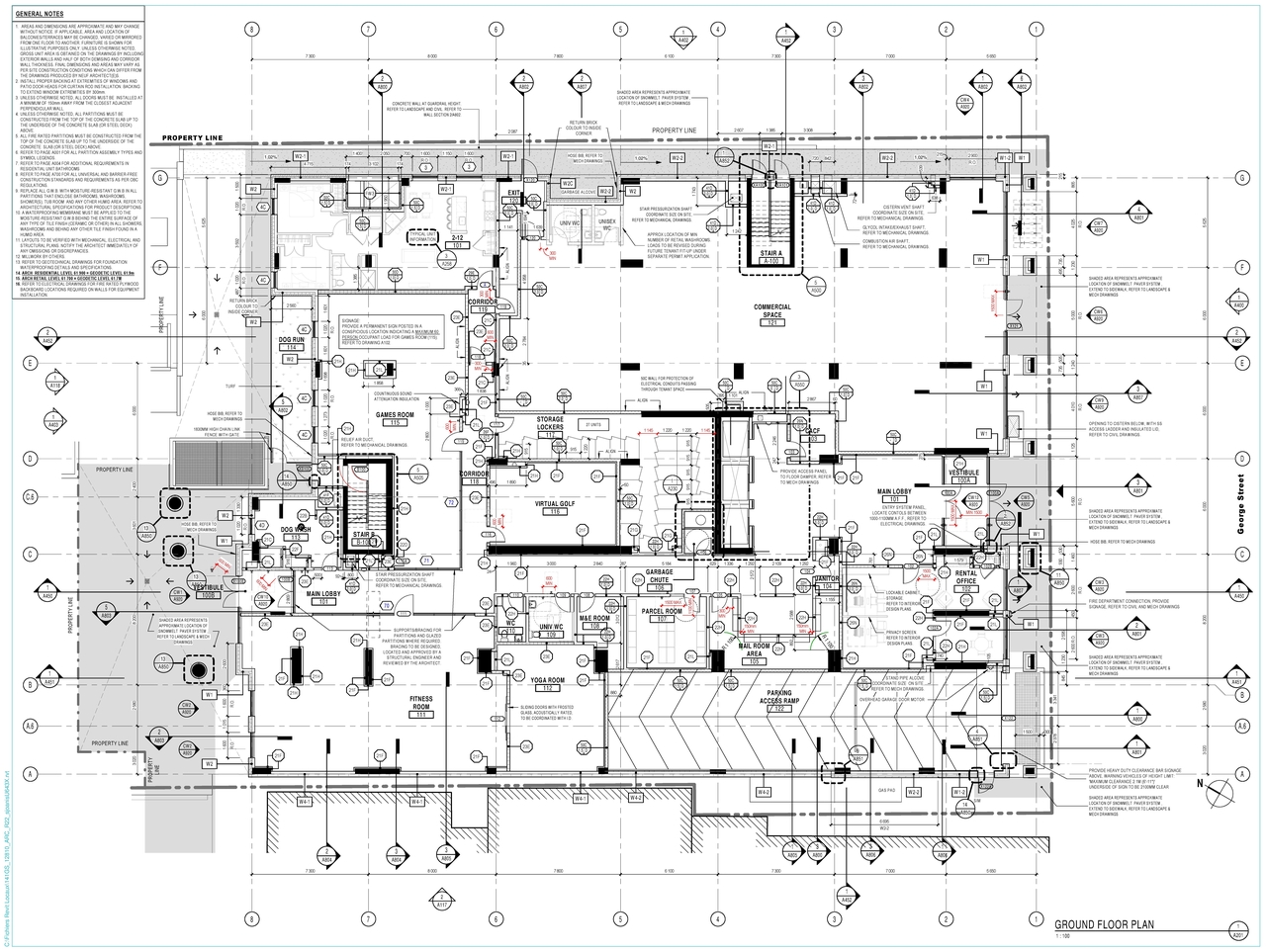 Floor plan for project from page 14 of the file '2025-01-27 - Site and Floor Plans - D07-12-24-0116'