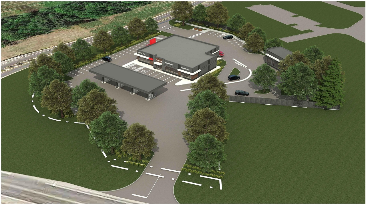 Rendering of building from page 2 of the file '2024-10-07 - Building Elevations & Renderings - D07-12-24-0119'