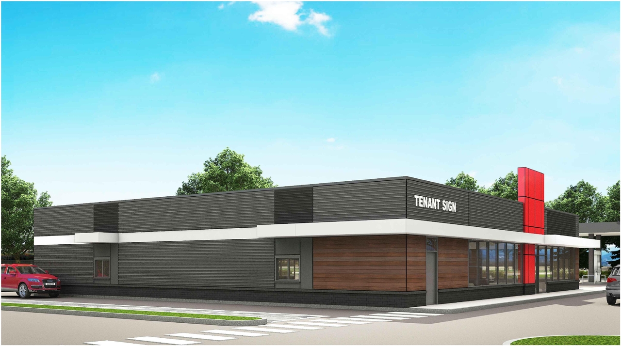 Rendering of building from page 6 of the file '2024-10-07 - Building Elevations & Renderings - D07-12-24-0119'