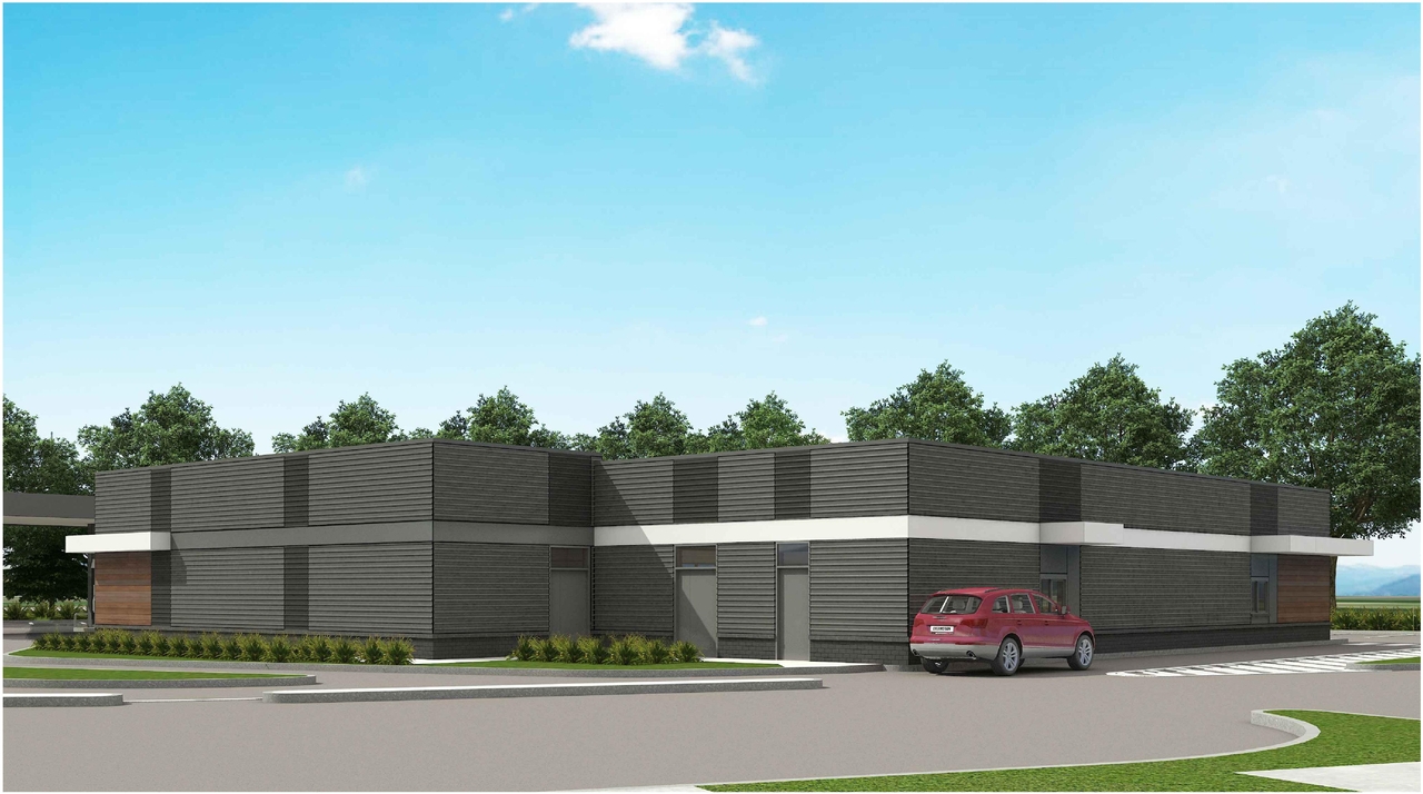 Rendering of building from page 7 of the file '2024-10-07 - Building Elevations & Renderings - D07-12-24-0119'