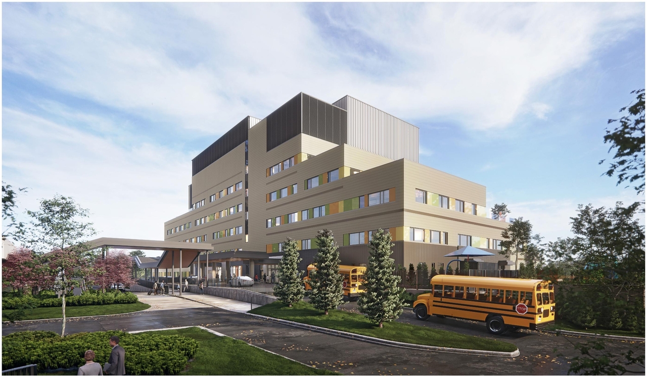 Rendering of building from page 13 of the file '2024-10-09 - Urban Design Brief - D07-12-24-0121'