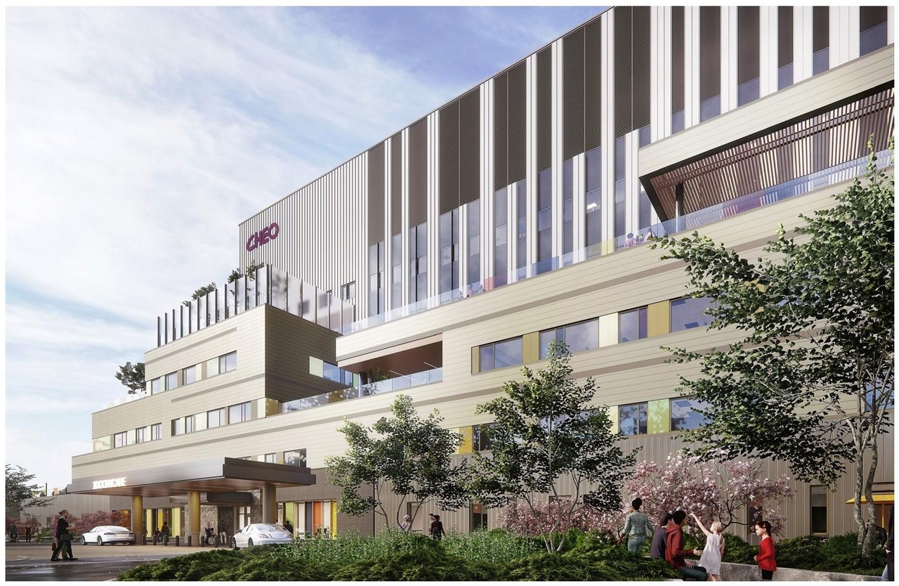 Rendering of building from page 13 of the file '2024-10-09 - Urban Design Brief - D07-12-24-0121'