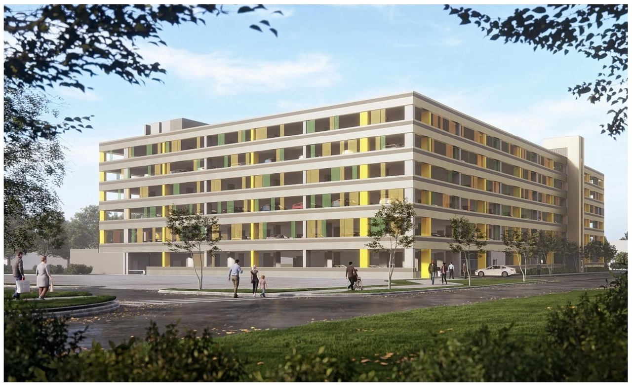 Rendering of building from page 17 of the file '2024-10-09 - Urban Design Brief - D07-12-24-0121'