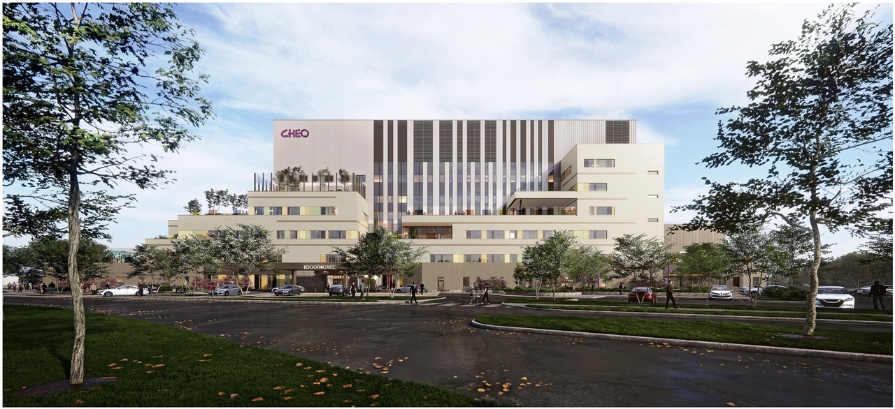 Rendering of building from page 18 of the file '2024-10-09 - Urban Design Brief - D07-12-24-0121'