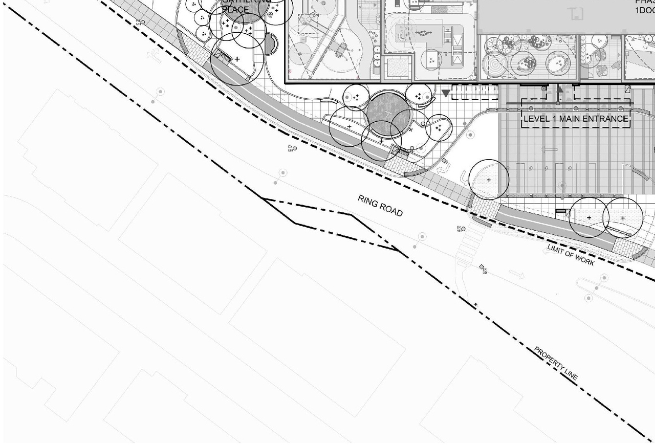 Construction site plan for project from page 19 of the file '2024-10-09 - Urban Design Brief - D07-12-24-0121'