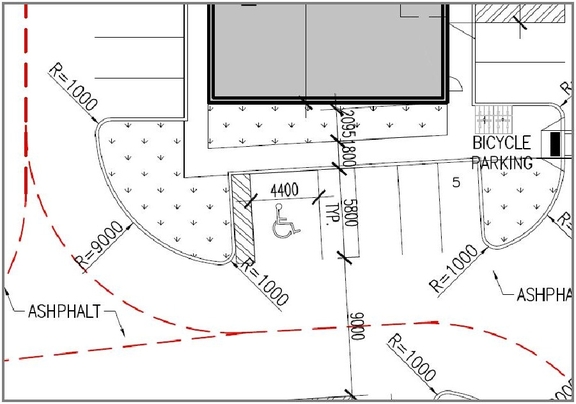 Construction site plan for project from page 45 of the file '2024-10-09 - Design Brief - D07-12-24-0122'