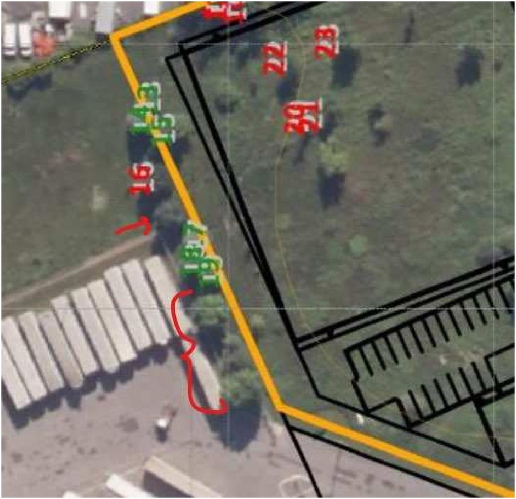 Construction site plan for project from page 57 of the file '2024-10-09 - Design Brief - D07-12-24-0122'