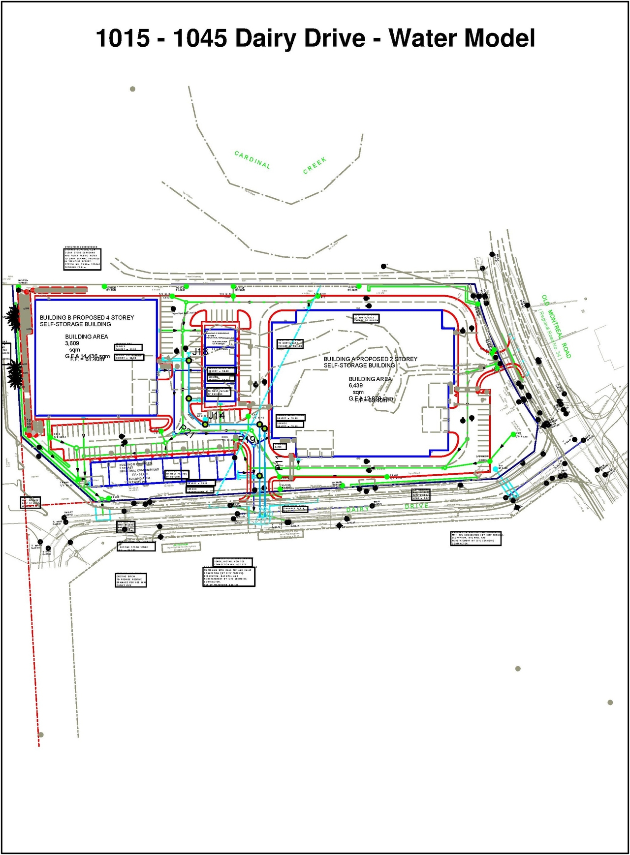 Construction site plan for project from page 95 of the file '2024-10-09 - Design Brief - D07-12-24-0122'
