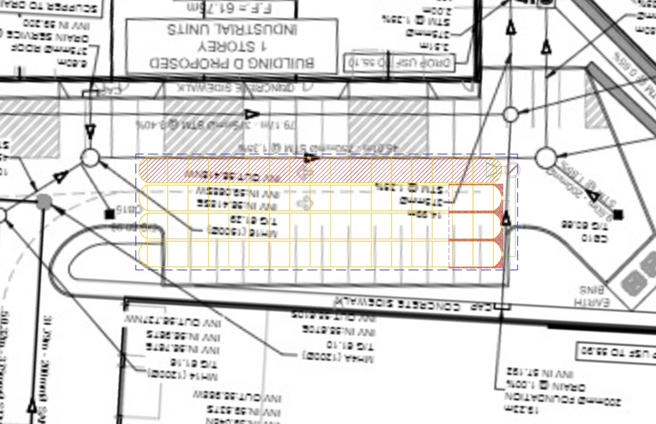 Construction site plan for project from page 126 of the file '2024-10-09 - Design Brief - D07-12-24-0122'