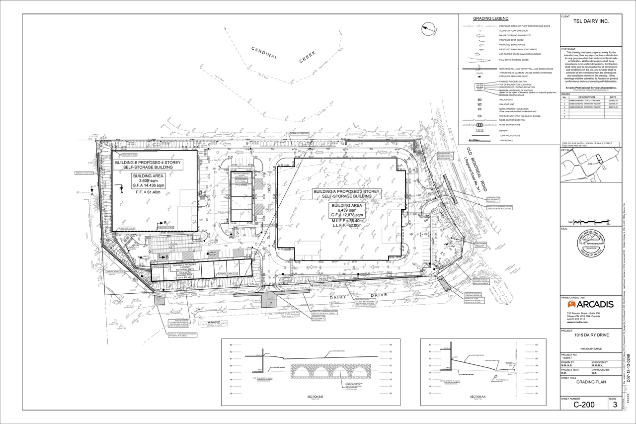 Construction site plan for project from page 134 of the file '2024-10-09 - Design Brief - D07-12-24-0122'