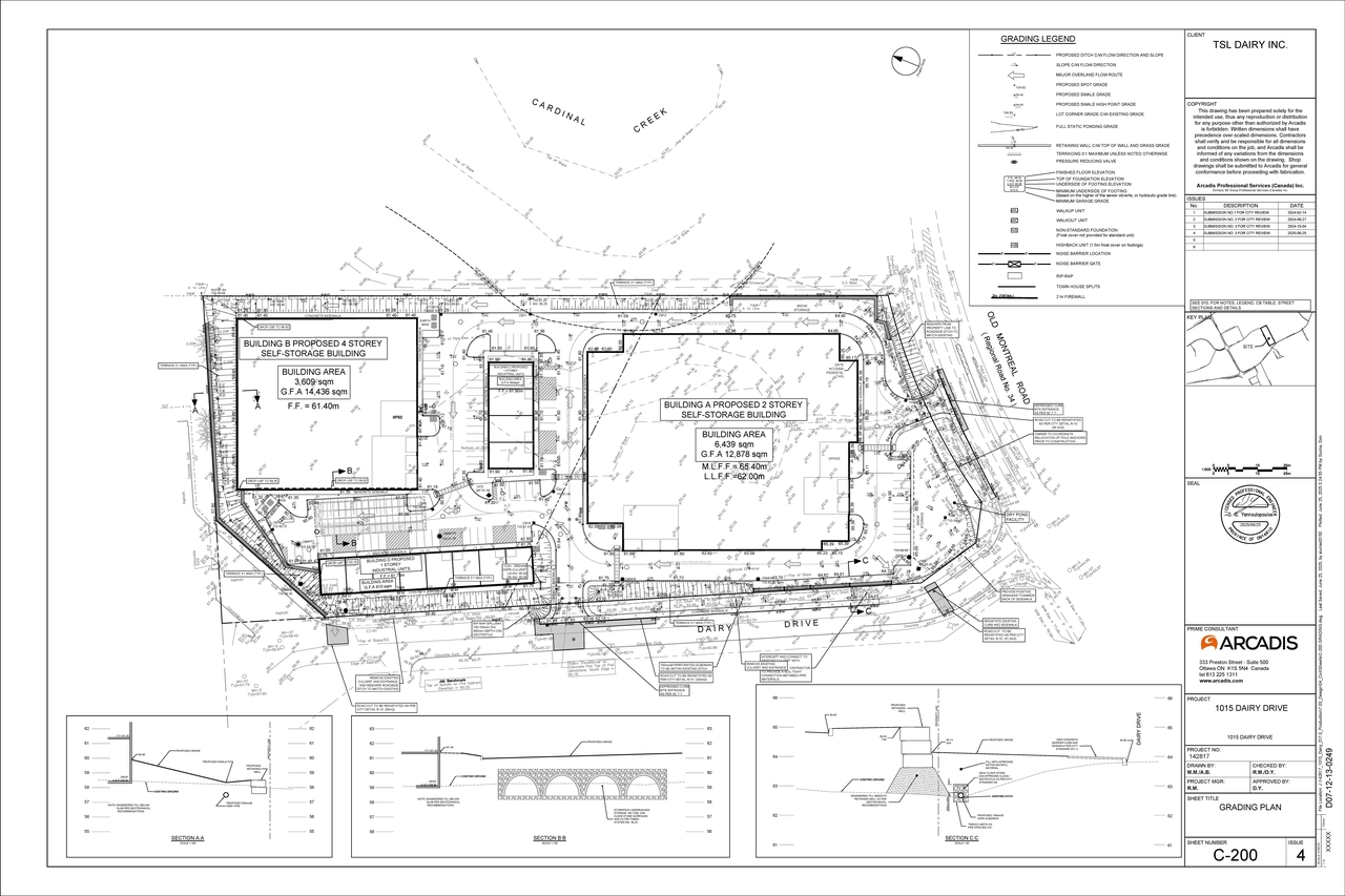 Construction site plan for project from page 132 of the file '2025-07-02 - Design Brief - D07-12-24-0122'