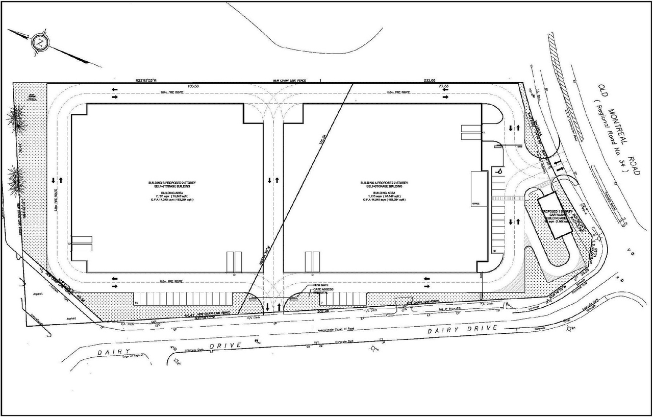 Construction site plan for project from page 7 of the file '2024-10-09 - Urban Design Brief - D07-12-24-0122'