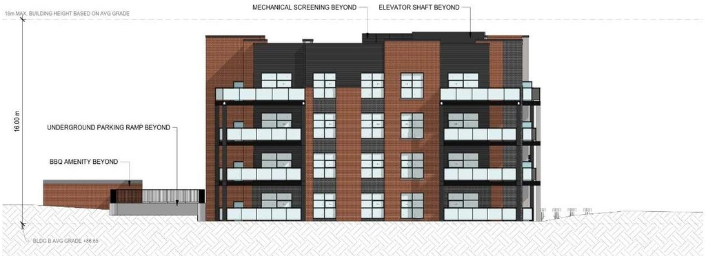 Rendering of building from page 13 of the file '2024-10-11 - Design Brief - D07-12-24-0126'