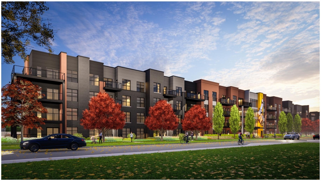 Rendering of building from page 15 of the file '2024-10-11 - Design Brief - D07-12-24-0126'