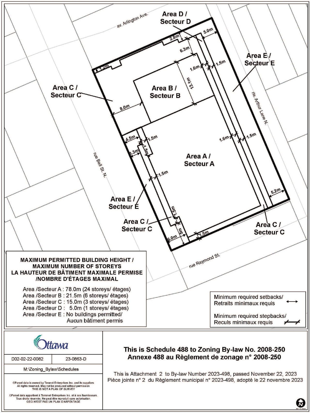 Construction site plan for project from page 15 of the file '2024-10-11 - Urban Design Brief - D07-12-24-0127'