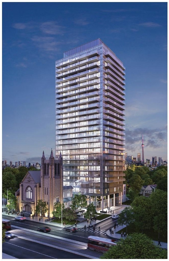 Rendering of building from page 22 of the file '2024-10-11 - Urban Design Brief - D07-12-24-0127'