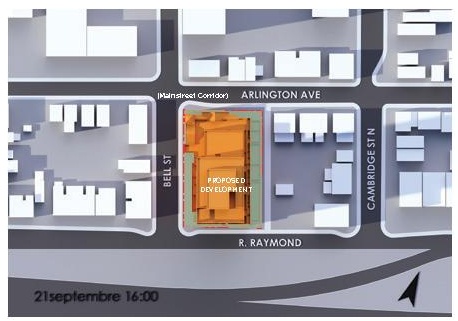 Construction site plan for project from page 29 of the file '2024-10-11 - Urban Design Brief - D07-12-24-0127'