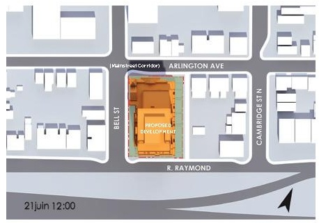 Construction site plan for project from page 29 of the file '2024-10-11 - Urban Design Brief - D07-12-24-0127'