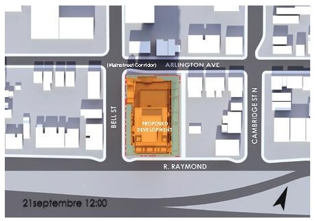 Construction site plan for project from page 29 of the file '2024-10-11 - Urban Design Brief - D07-12-24-0127'